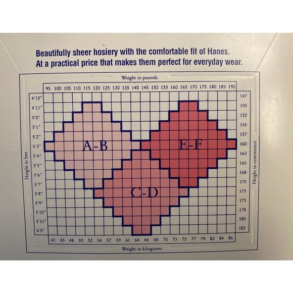 Hanes Too! Sandalfoot Control Top Pantyhose Style 137 Size CD Color WHITE NOS - Picture 3 of 6